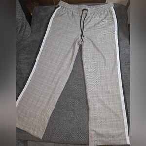 Nine West Wide Leg Plaid Pants – Size XXL